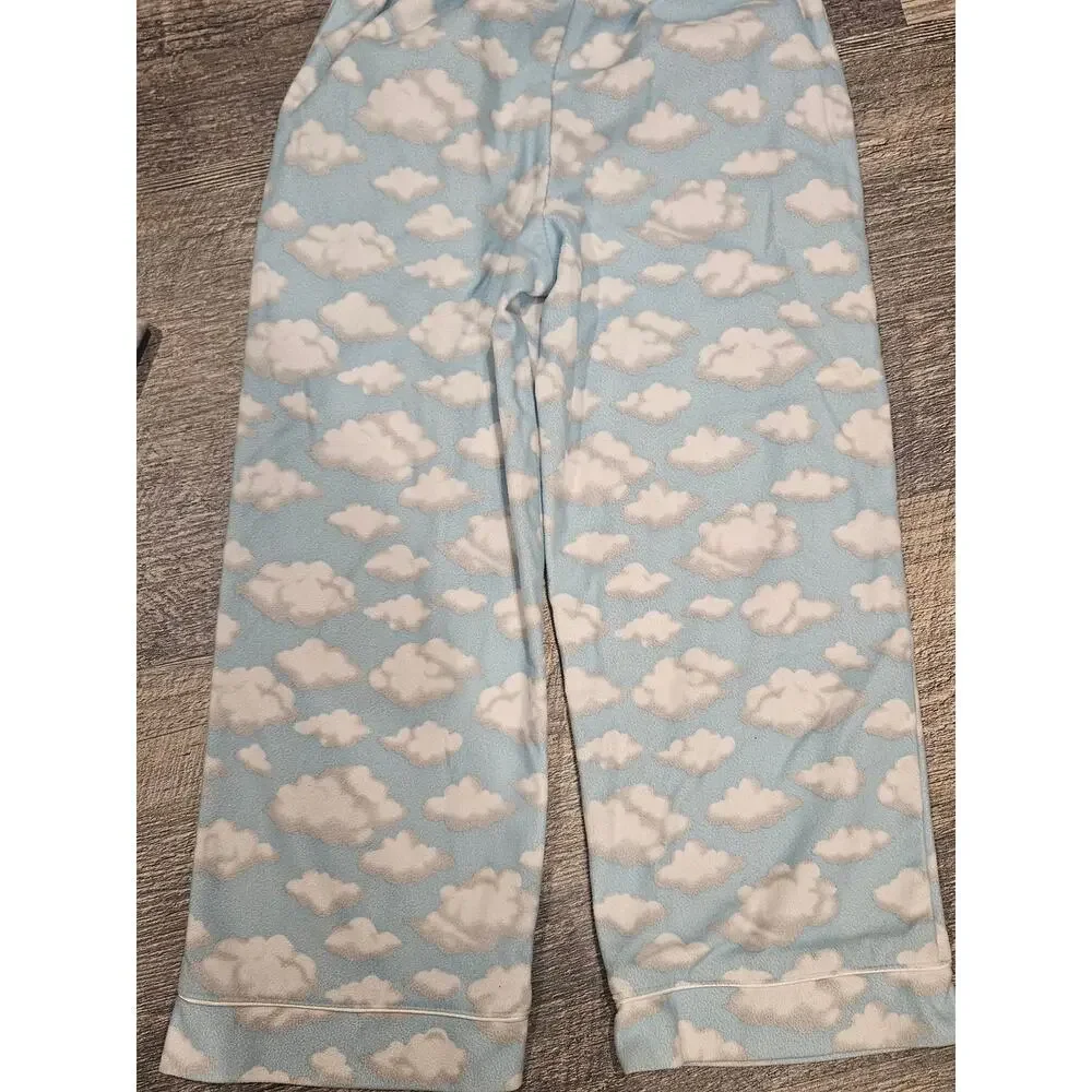 Nick & nora kids 4t cloud pajama set flannel boys girls unisex